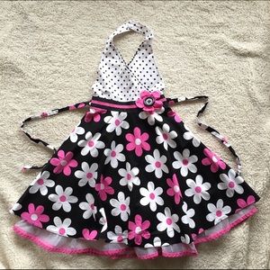 Girls, sz 6, Rare Editions Halter Dress